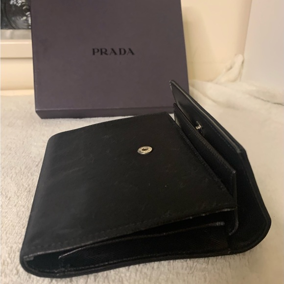Authentic Prada black nylon wallet with COA and box - Picture 7 of 9